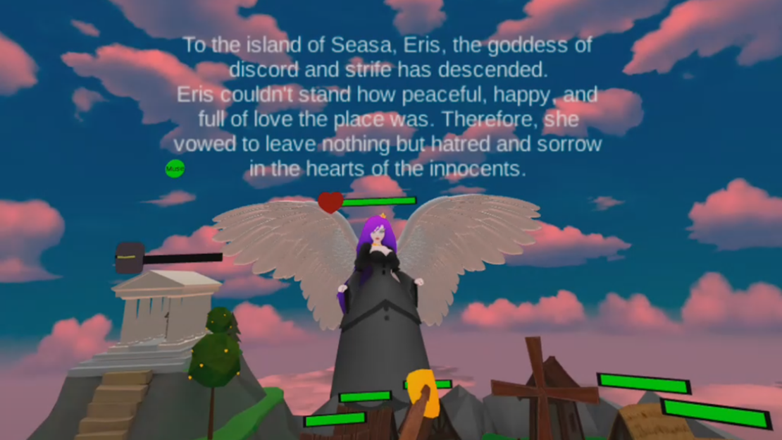 Screenshot Eris and Eros van Sara Shaban.