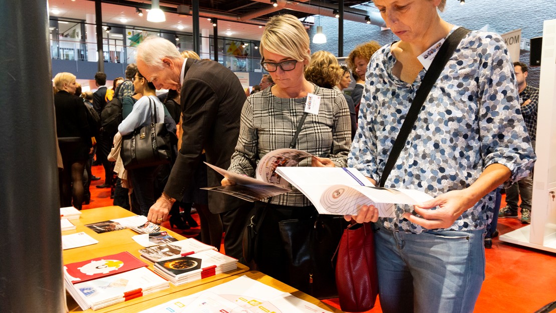 Informatie over praktijkgericht onderzoek was in allerlei vormen beschikbaar.