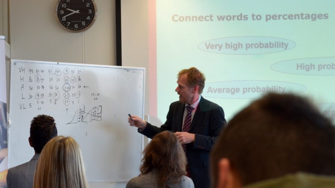 Lector Arie de Wild geeft gastcollege