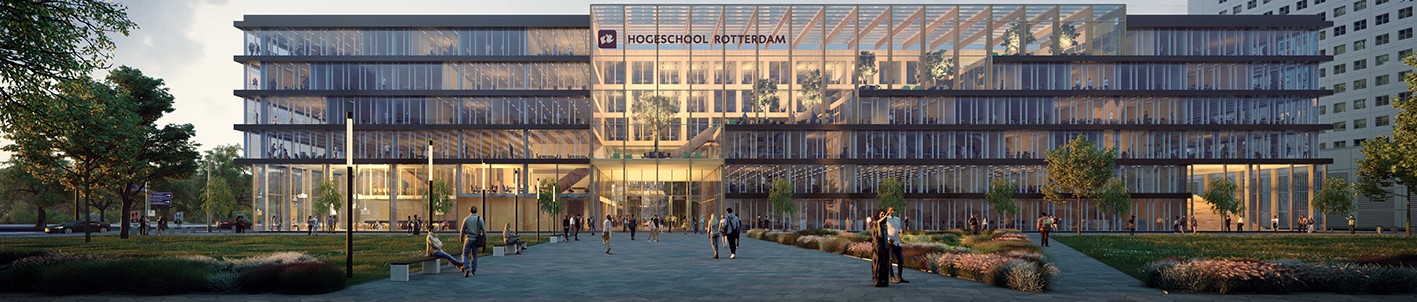 Ontwerp Nieuwbouw Hogeschool Rotterdam Business School Bekend: Veel ...