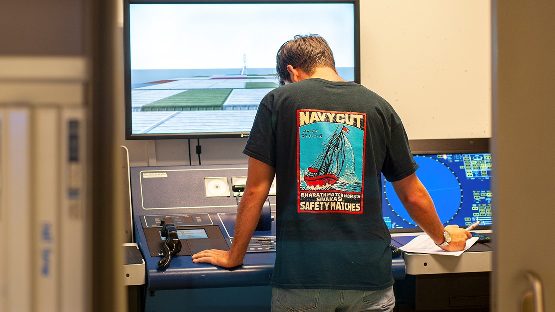 Studenten van de opleiding Maritieme Officier kunnen weer gebruikmaken van de simulators.