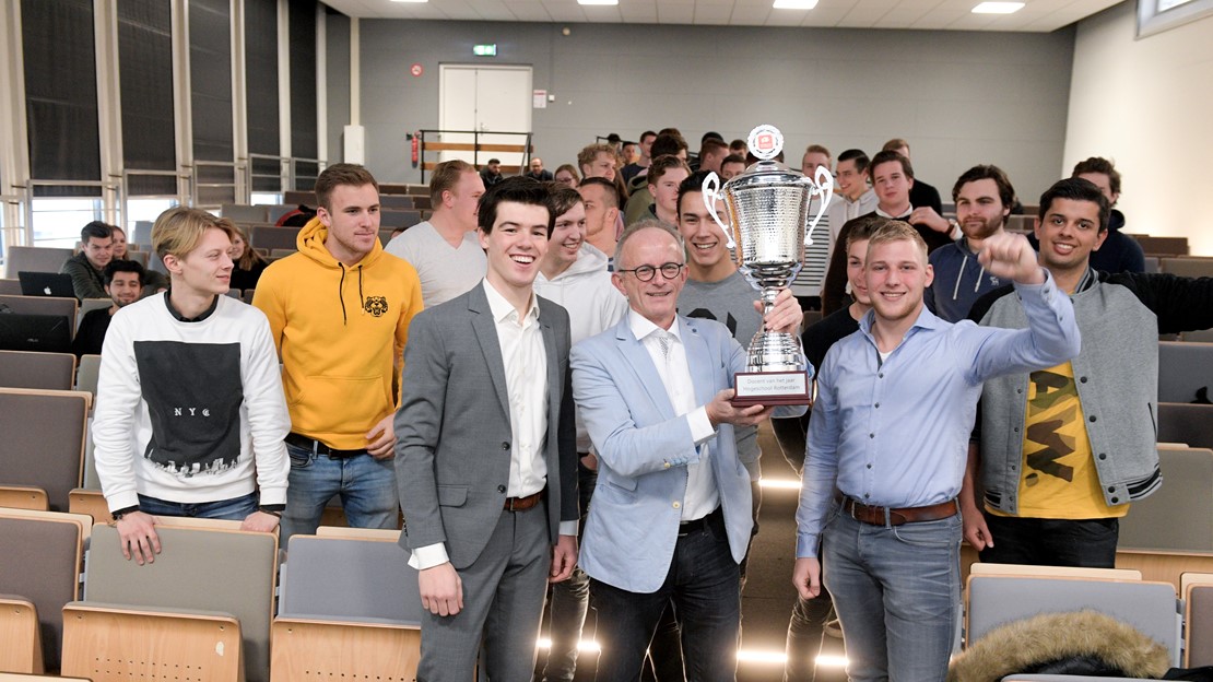 De studenten zijn dolblij met 'mijnheer van Haastrecht'.