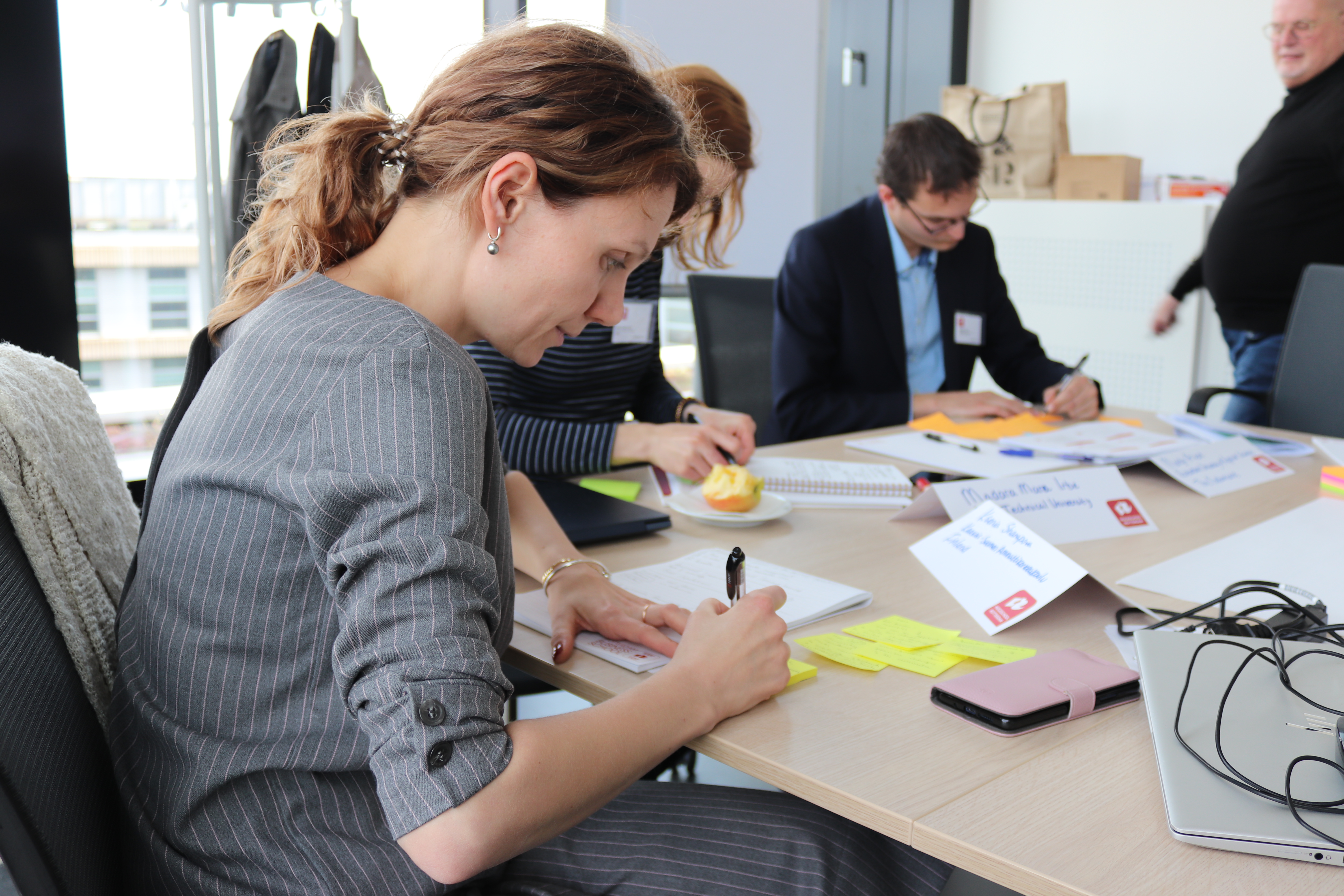 Werksessie op de eerste dag van het EETC Joint Staff Training Event welke verzorgd werd door docent Rogier Cazemier