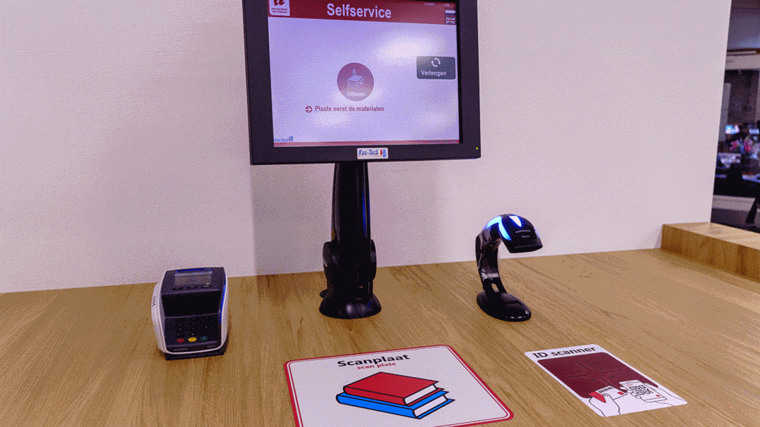 Step 1: Put your books on the scan plate