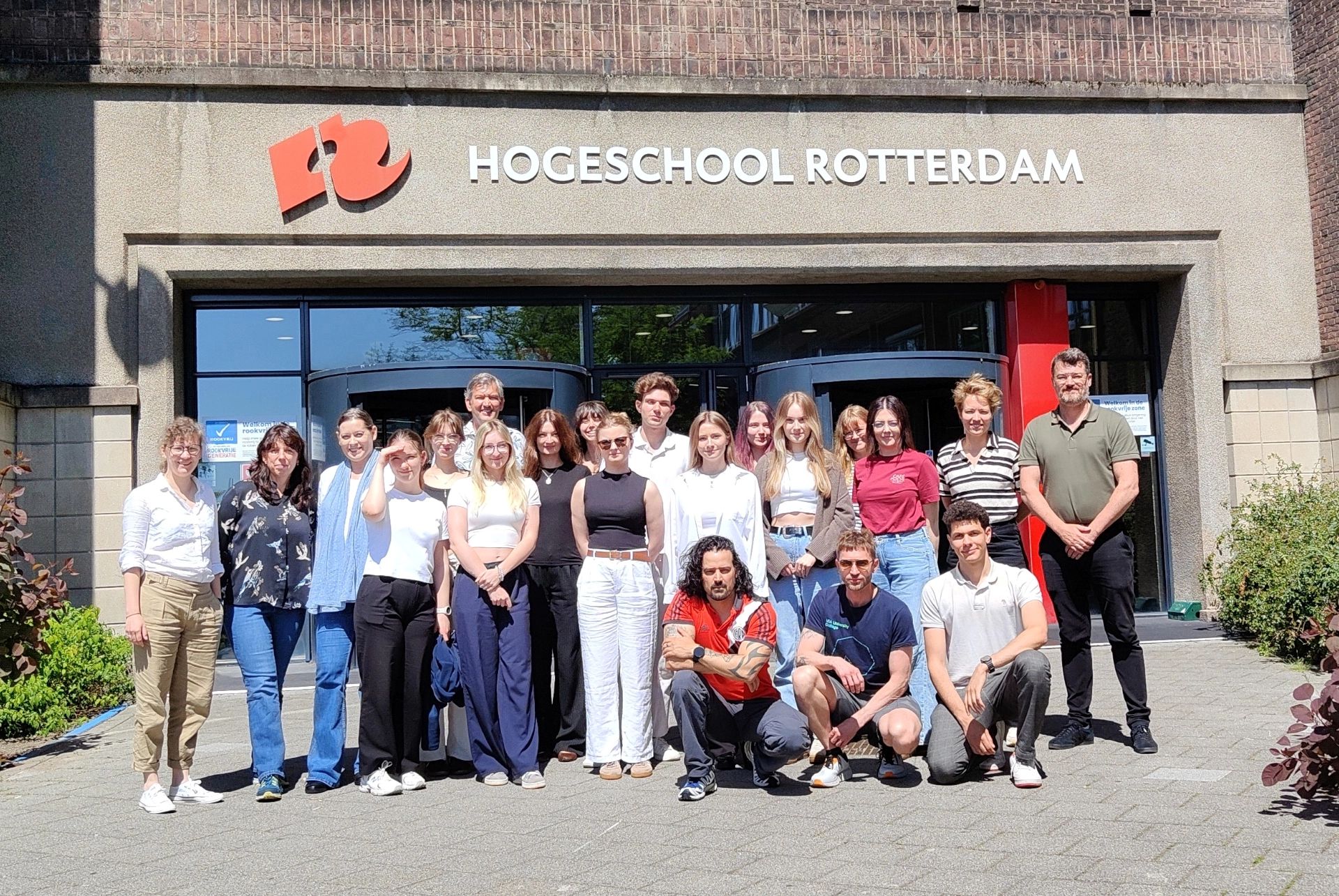 Internationale studenten op bezoek in Rotterdam