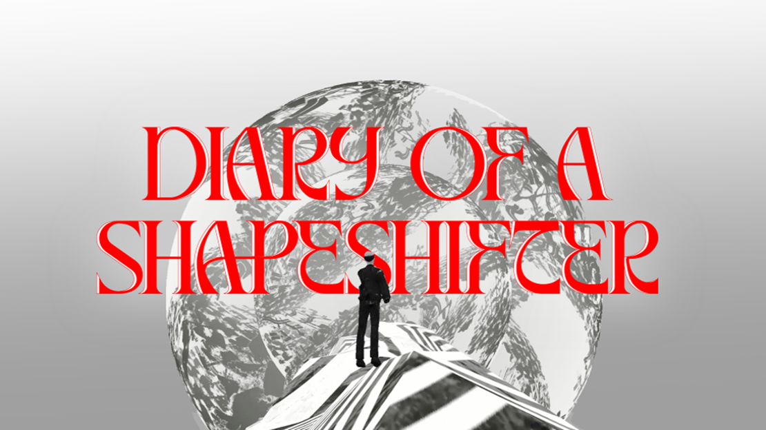 Campagnebeeld Diary of a Shapeshifter van Vincent Boon.